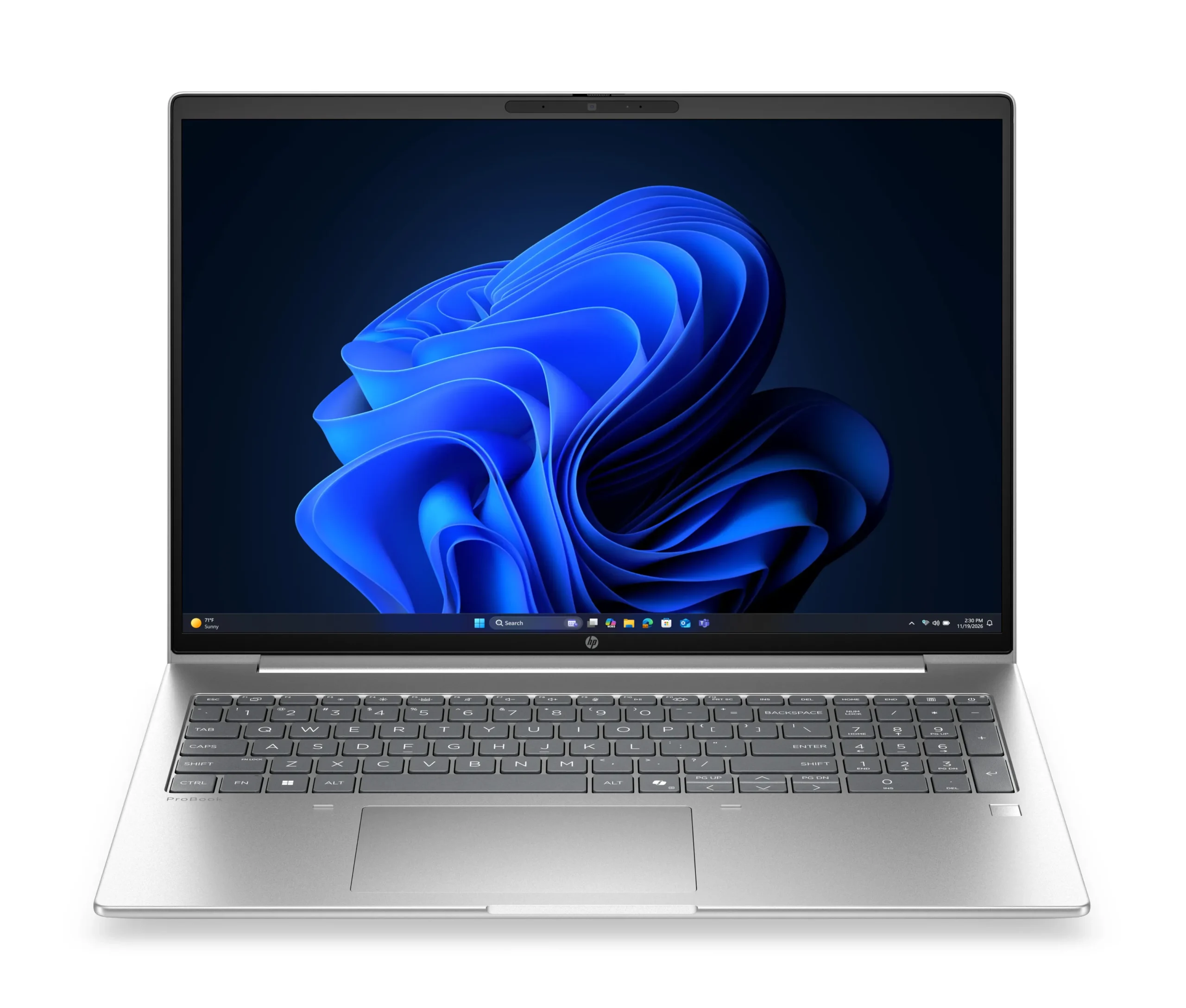HP ProBook 4 G2a 16.0 Ryzen 5 230 16 Gt 512 Gt Radeon 760M Win 11 Pro -kannettava hopea