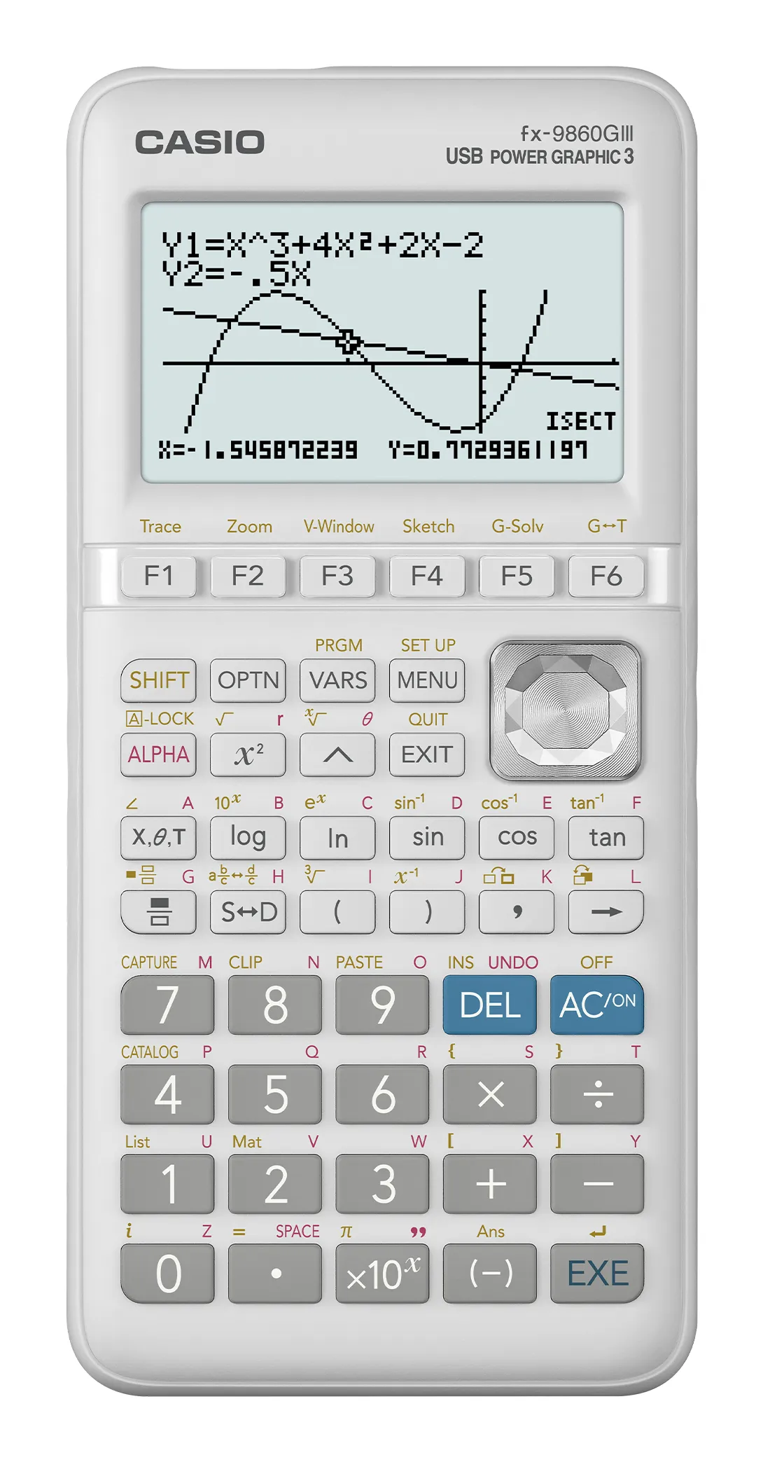 Calculator Pocket Graphing White