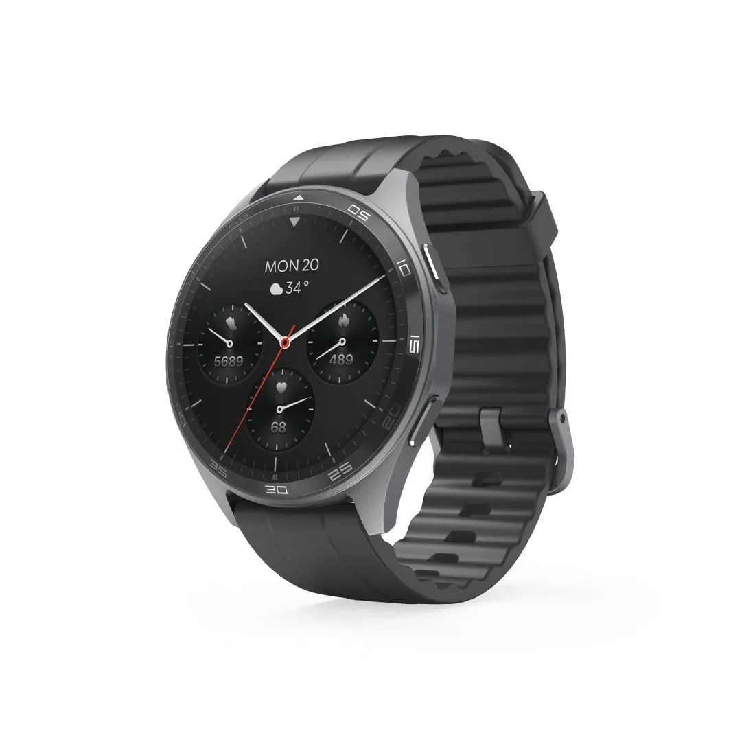 Hama Smart Watch 7010 46mm AMOLED -älykello musta