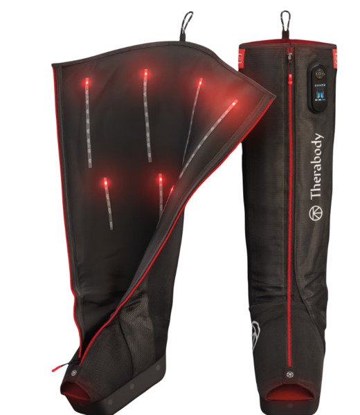Therabody JetBoots PRO Plus langattomat kompressiopalautussaappaat Small musta