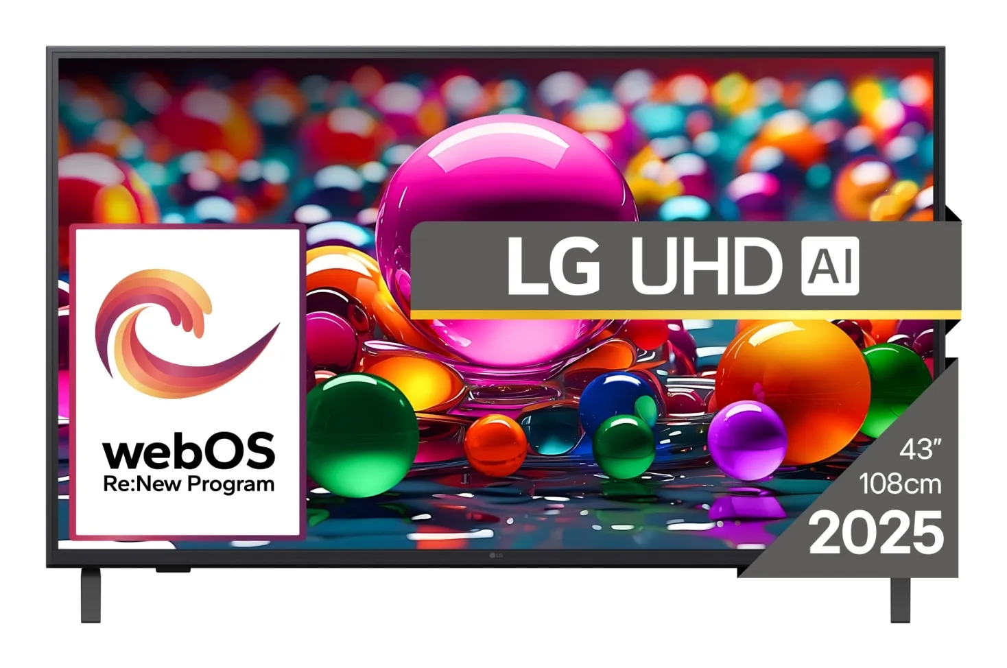 LG 43UA74003LB 43 4K LED webOS TV 60 Hz HDR10