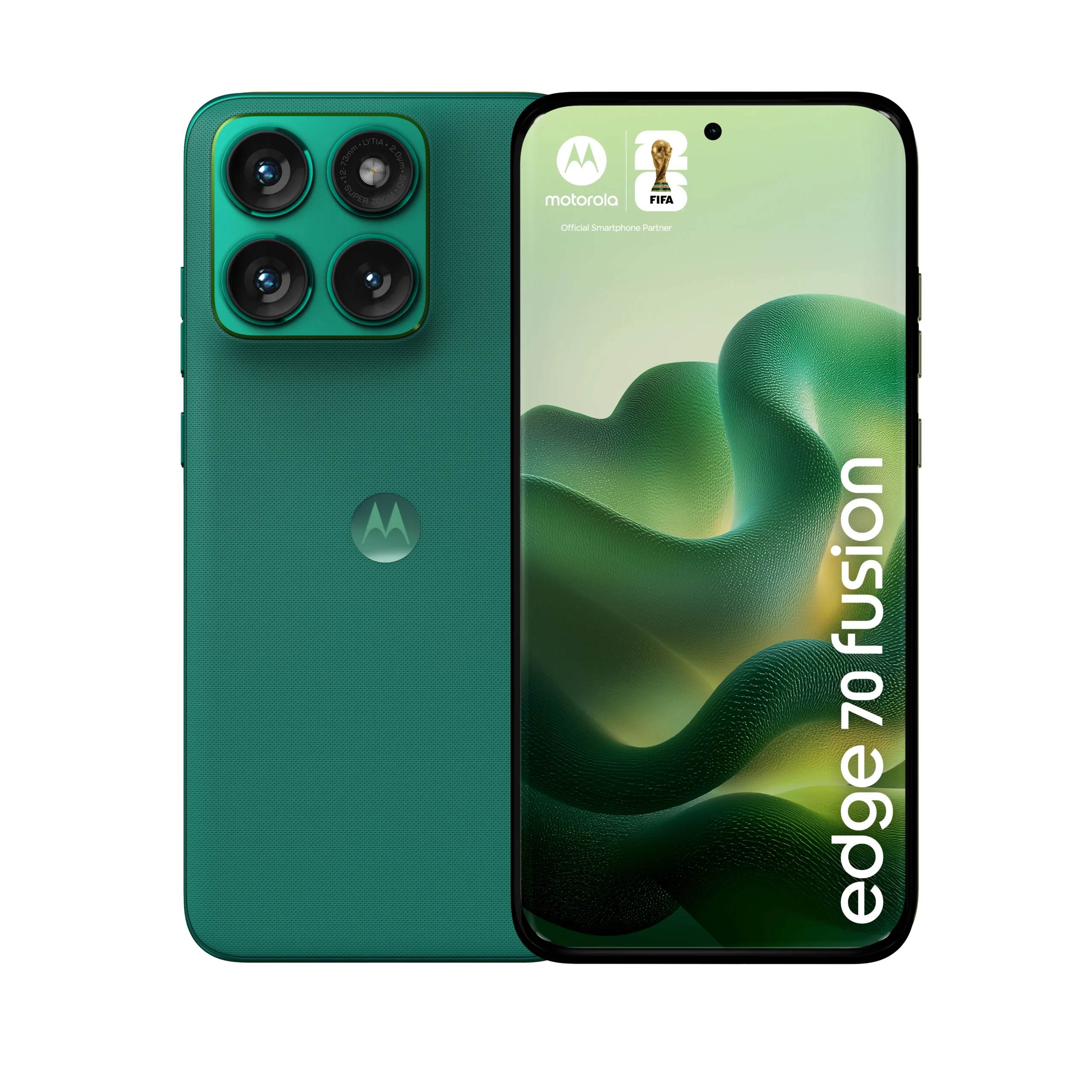 Motorola Edge 70 Fusion 8/256 Gt -puhelin PANTONE Sporting Green