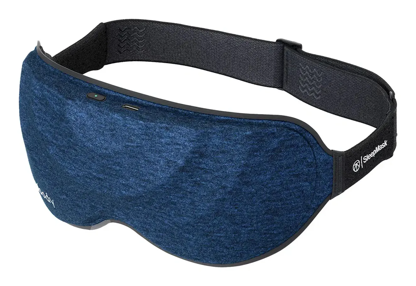 Therabody SleepMask värisevä unimaski - Musta/sininen