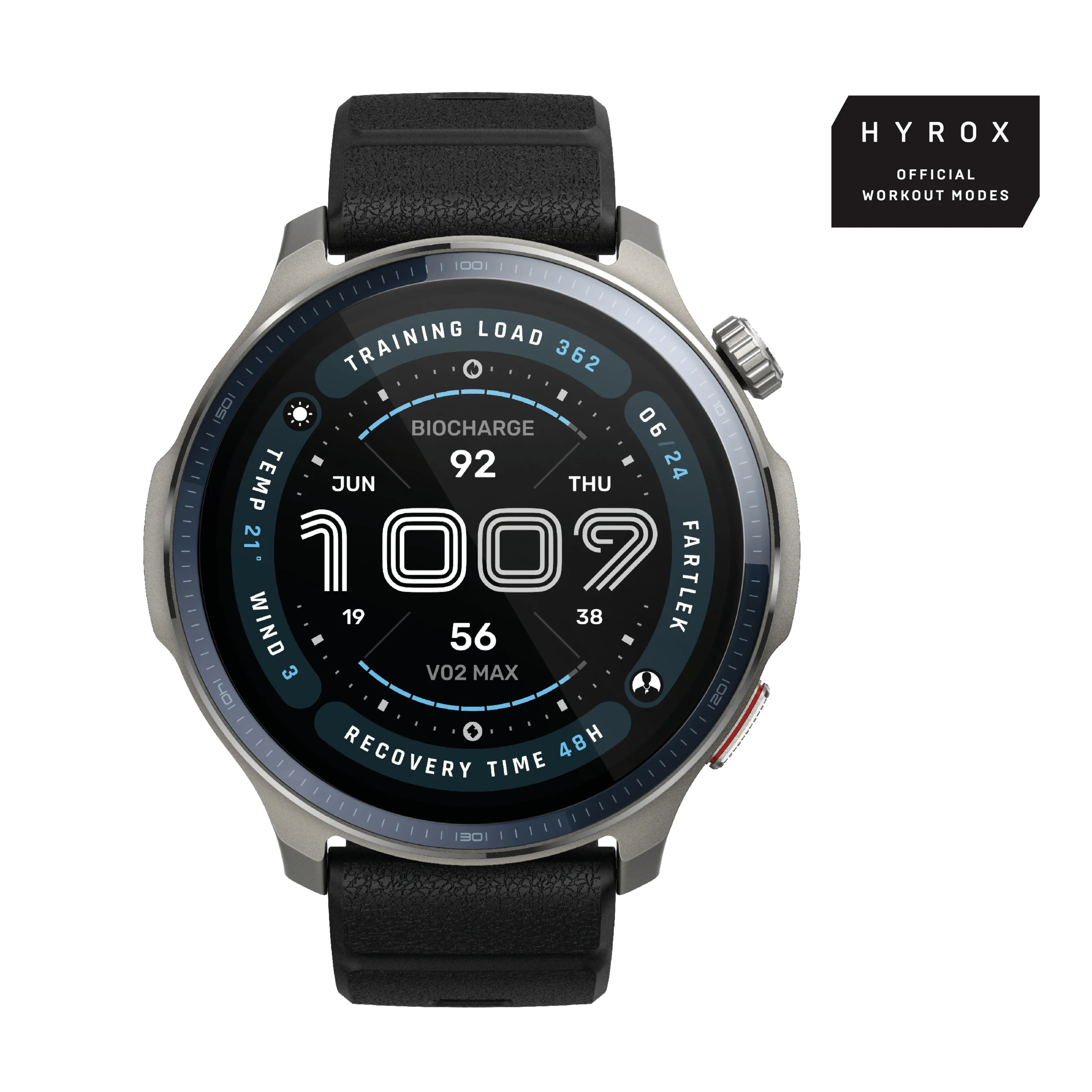 Amazfit Balance 2 47mm -urheilukello musta