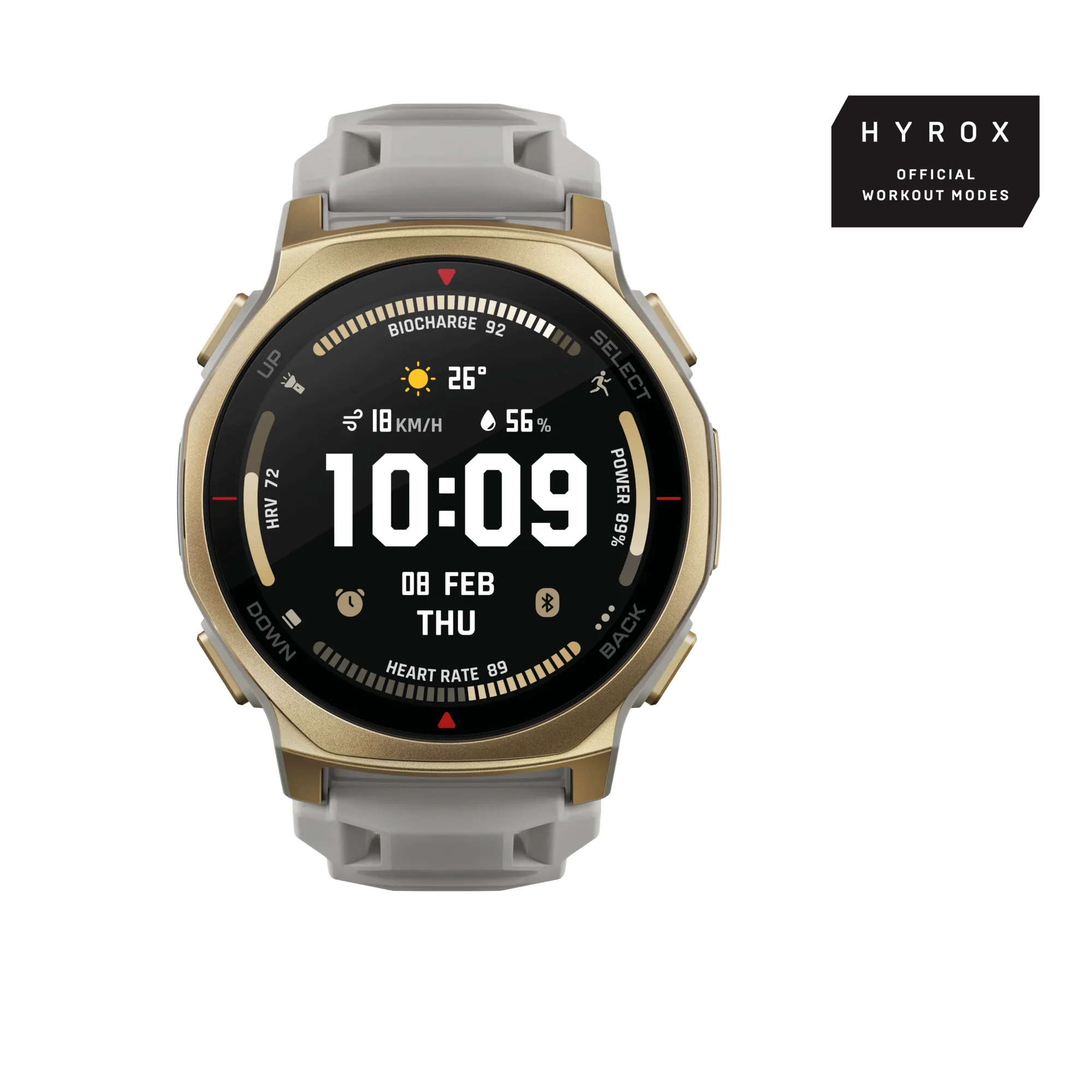 Amazfit T-Rex 3 Pro 44mm -älykello arctic gold