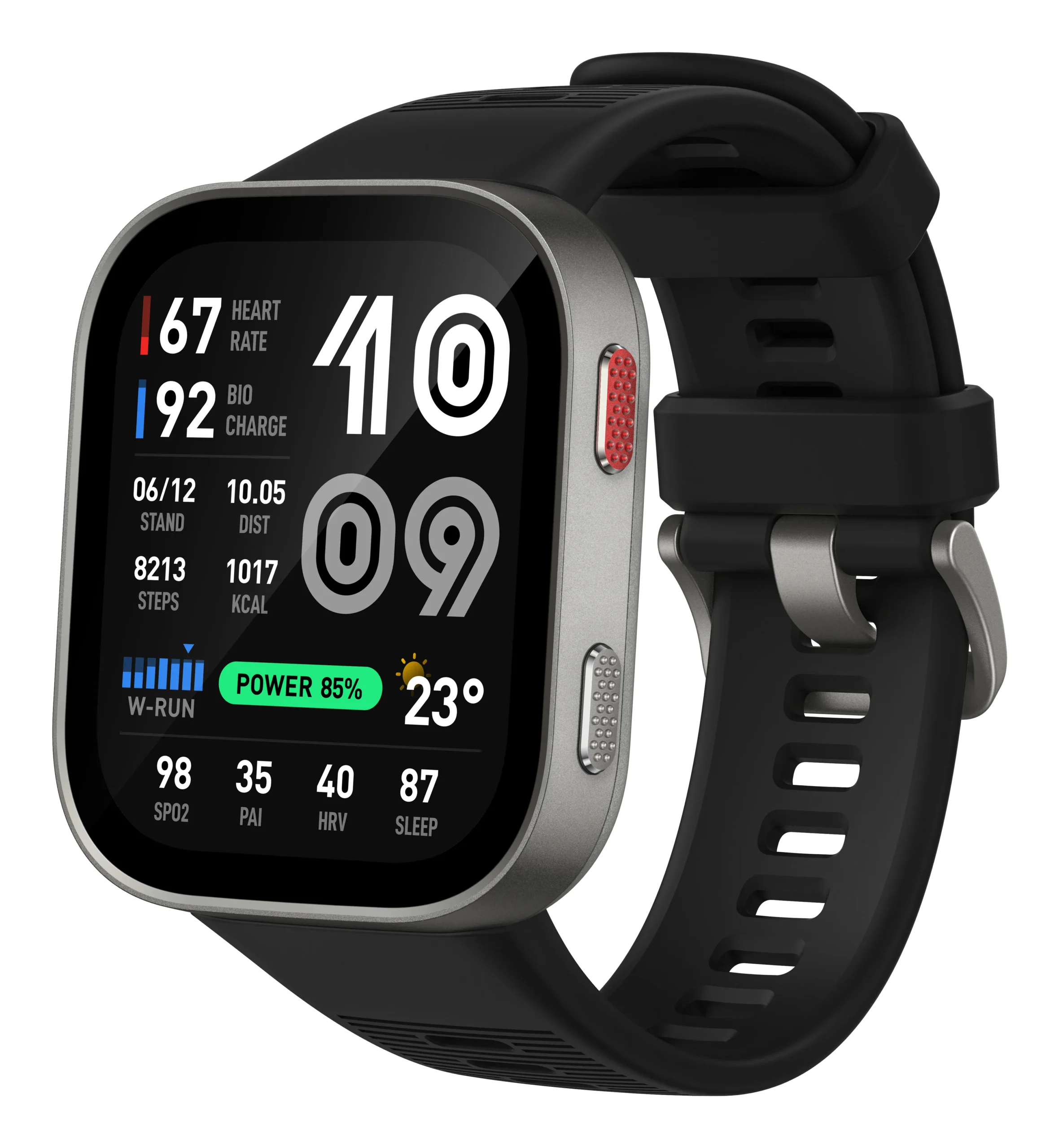 Amazfit Bip Max -älykello hopea