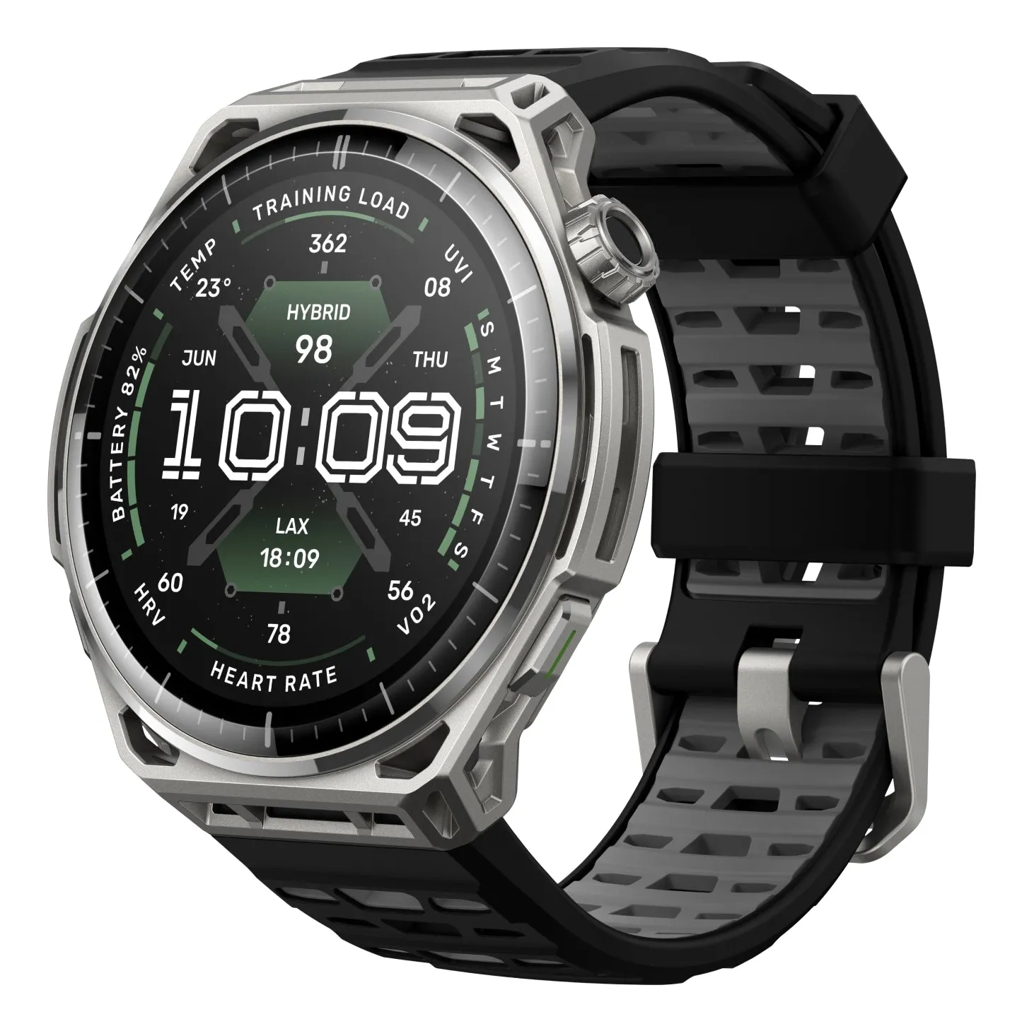 Amazfit Balance 3 51mm AMOLED -urheilukello musta
