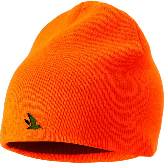 Seeland Ian Reversible Beanie Hi-Vis Orange/Pine Green