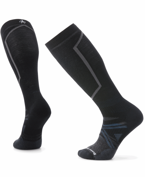 Smartwool Ski Full Cush OTC pitkävartiset merinosukat, musta