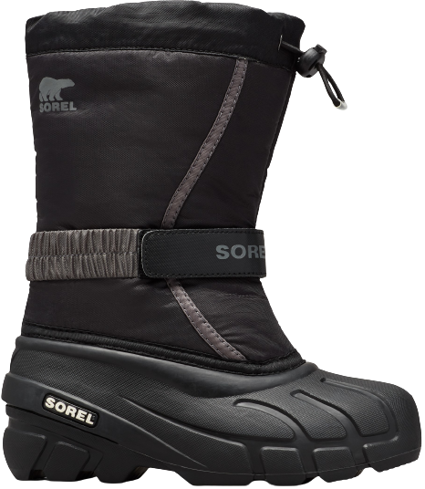 Sorel Kids Flurry lasten talvikenkä, musta/harmaa
