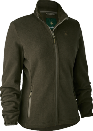 Deerhunter Lady Chasse Fleece Jacket naisten fleecetakki, vihreäruskea