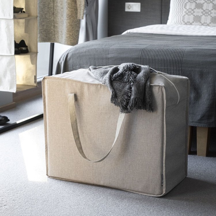 Säilytyskassi 90 l, Bigso, beige