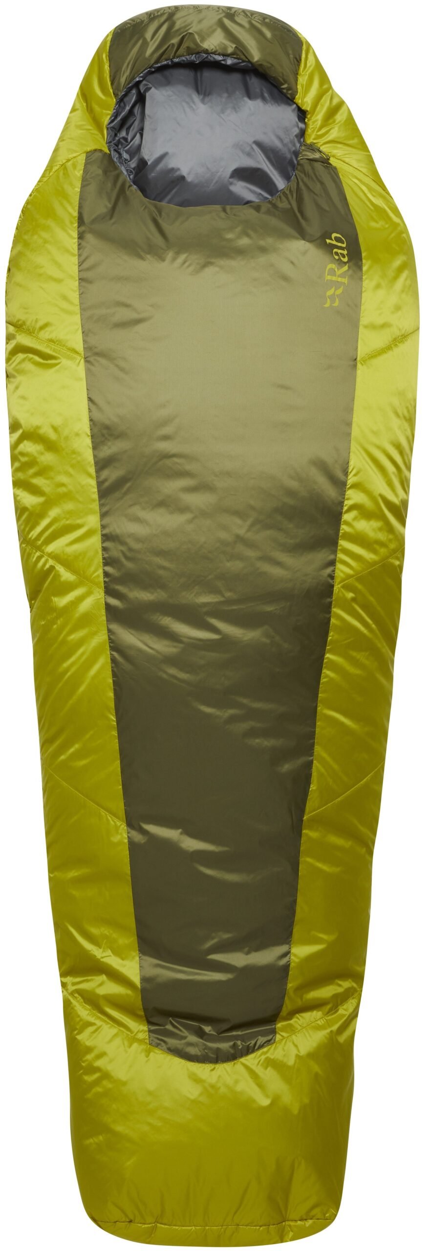 Rab Solar Eco 0 makuupussi, pitkä malli, 5°C Chlorite Green
