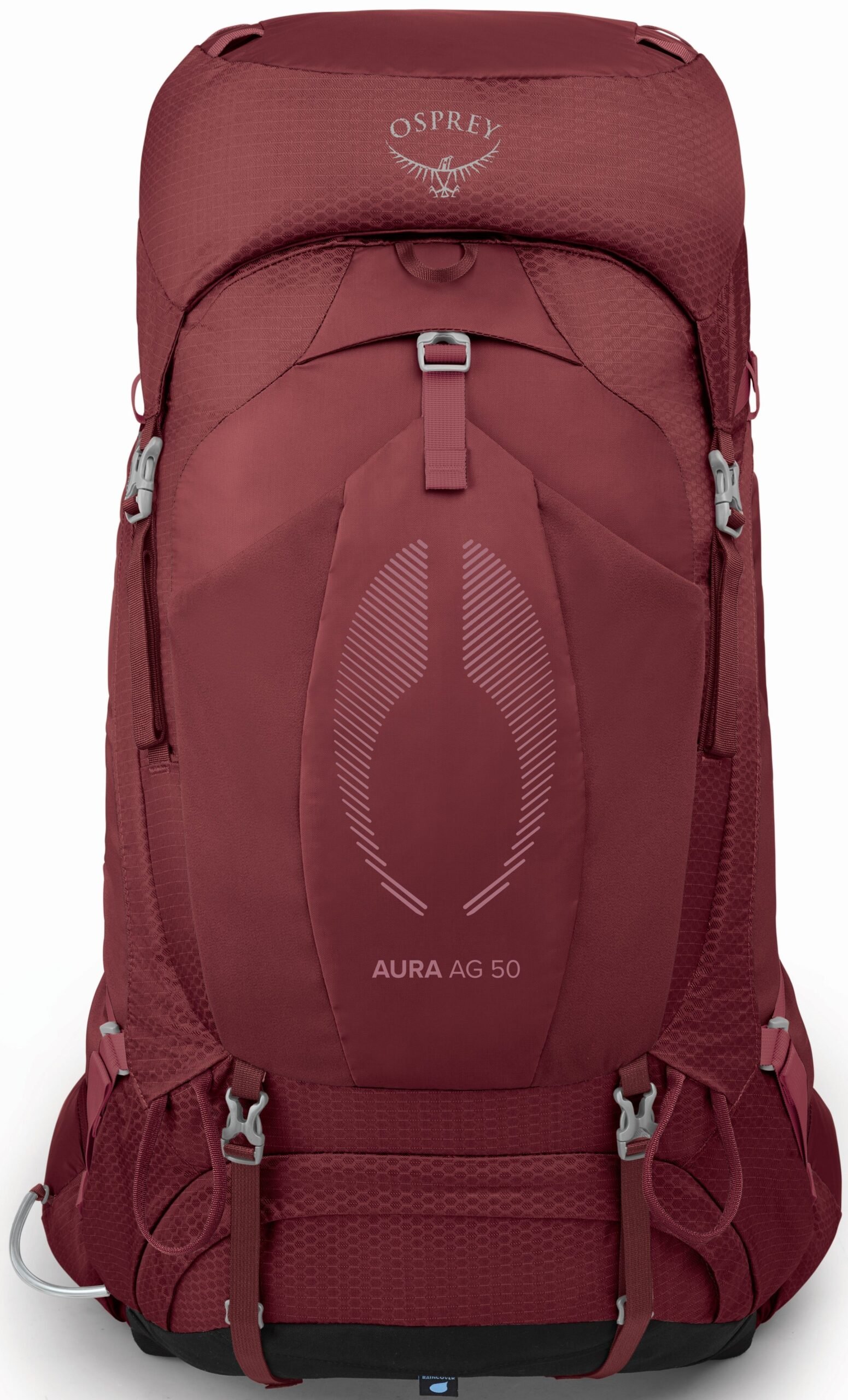 Osprey Aura AG 50 naisten rinkka, Berry Sorbet Red