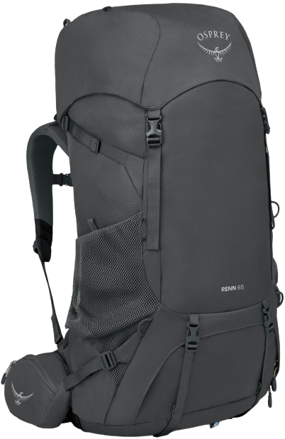 Osprey Renn 65 naisten rinkka, Dark Charcoal/Gray Wolf