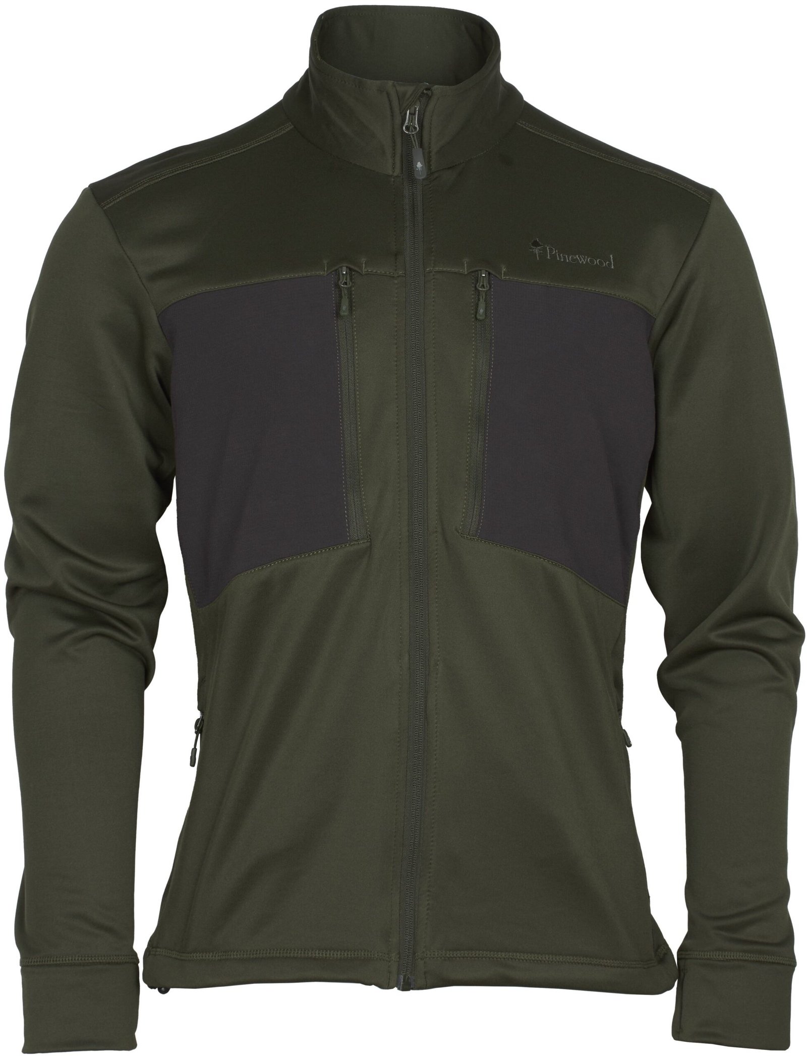 Pinewood Abisko Power Fleece fleecetakki, tummanvihreä