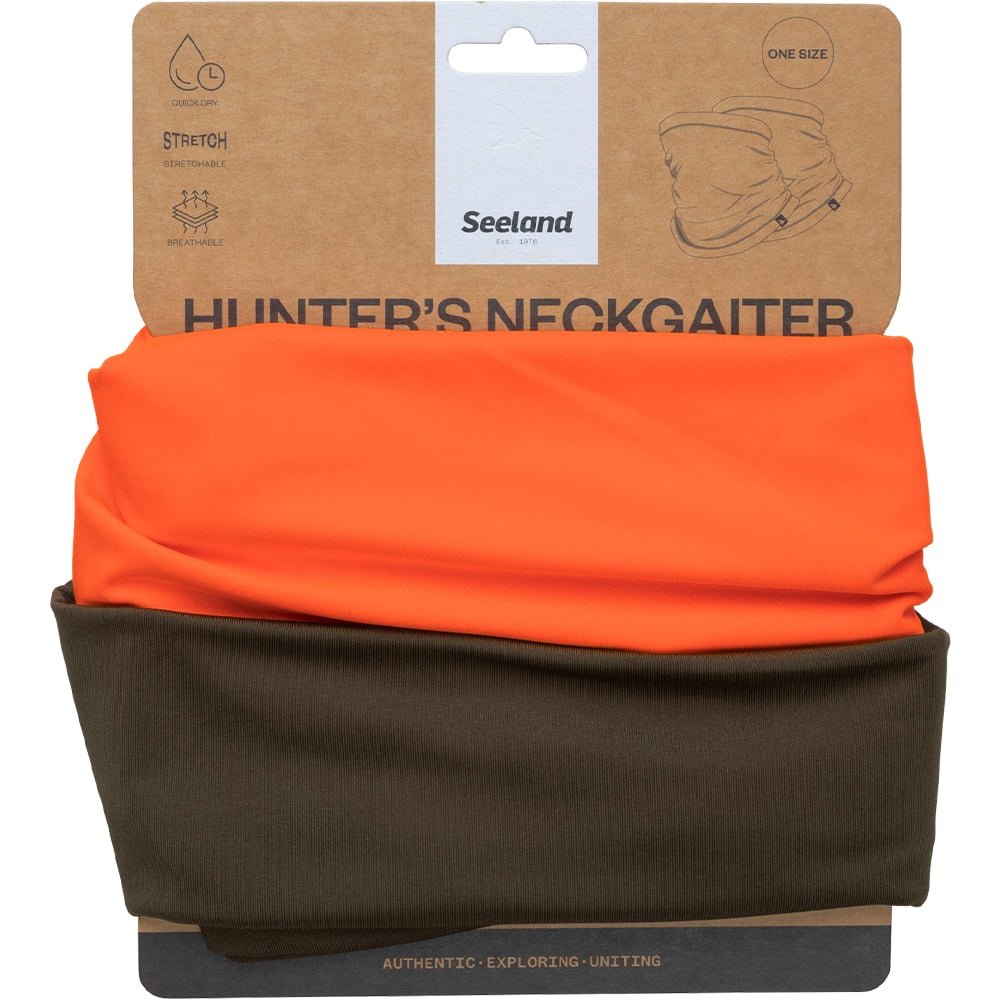 Seeland Spur kauluri 2-pakkaus, Pine Green/Orange Blaze