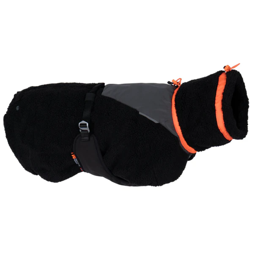 Non-stop dogwear Trekking Fleece Dog Jacket 40-60 Black/Orange