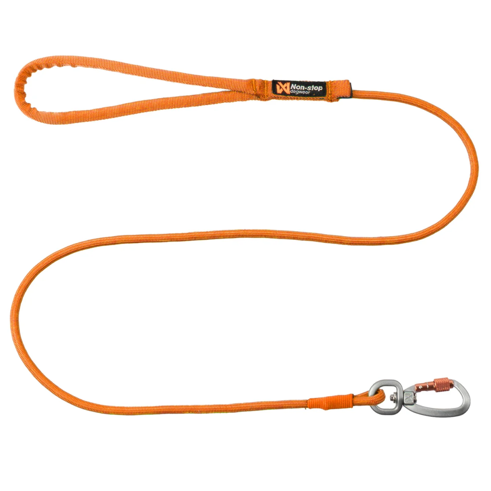 Non-stop dogwear Trekking Rope Leash 2M/6Mm Orange