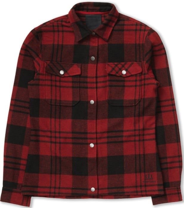 Tretorn Sarek Trail Shirt naisten pitkähihainen paita, punainen/musta