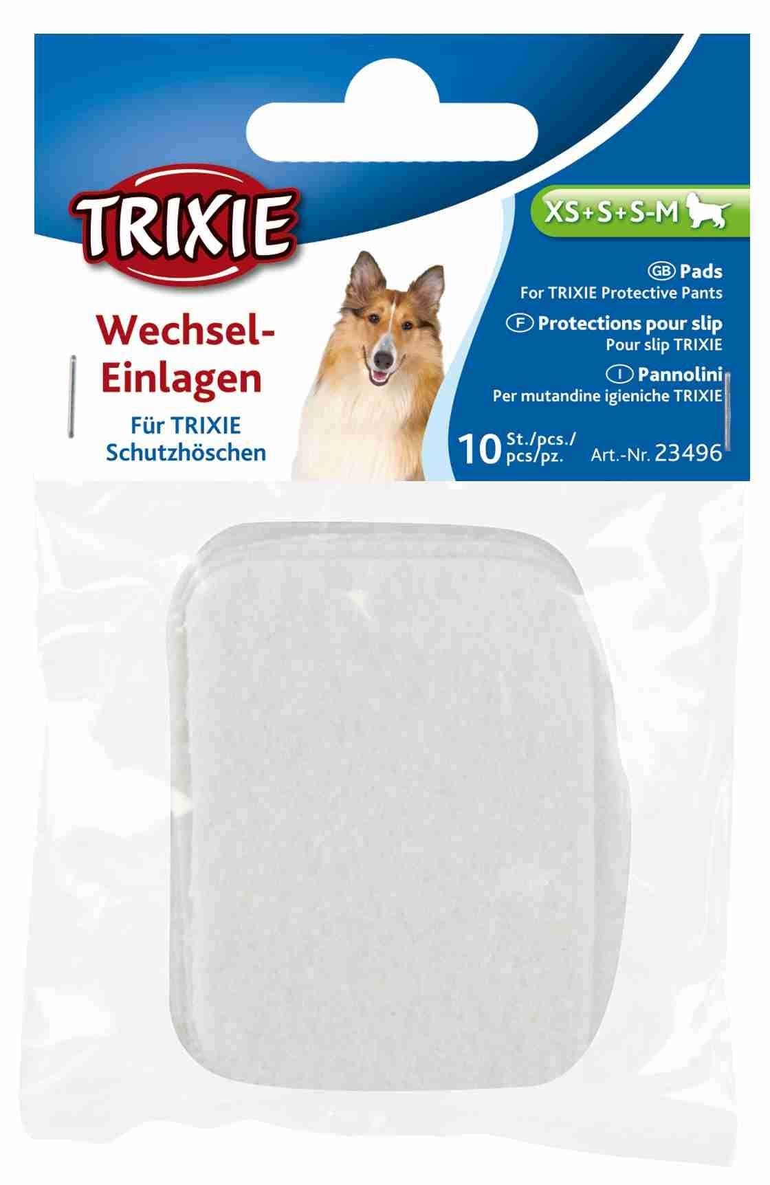 Trixie -narttusuojan vaihtositeet, XS, S, S-M, 10 kpl