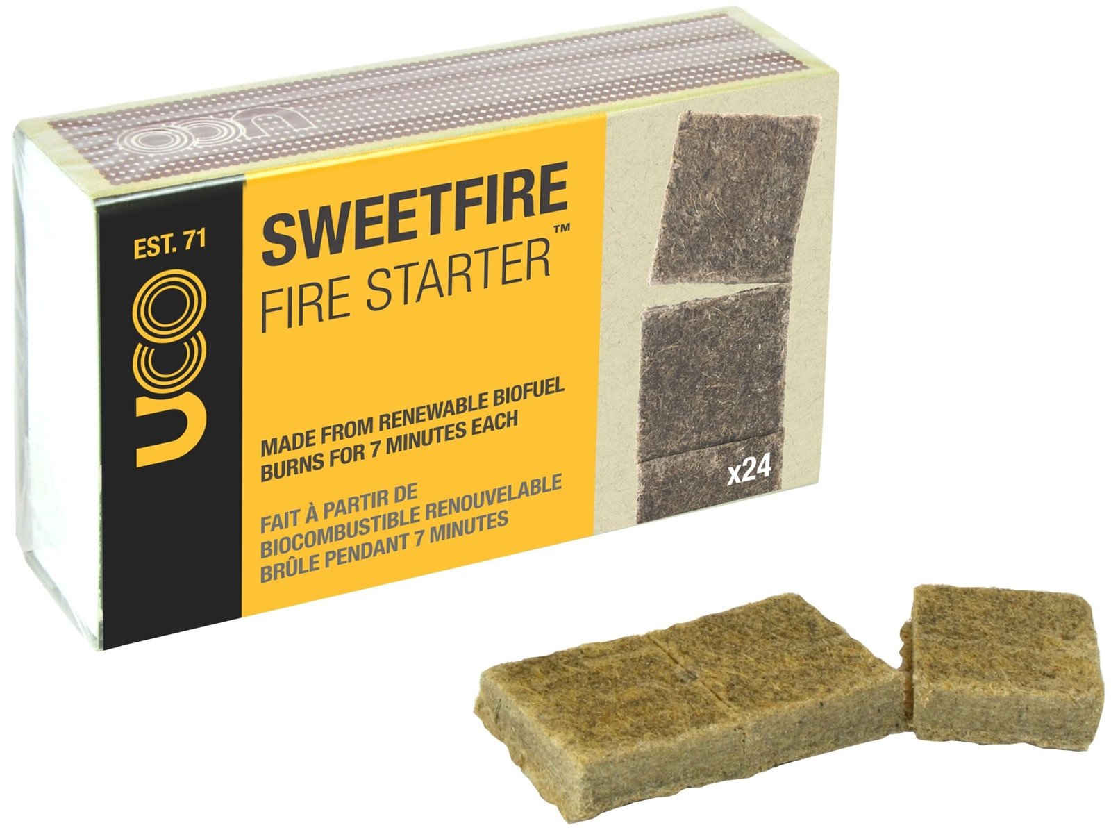 UCO Sweetfire Tinder Tabs sytytyspalat, 24 kpl