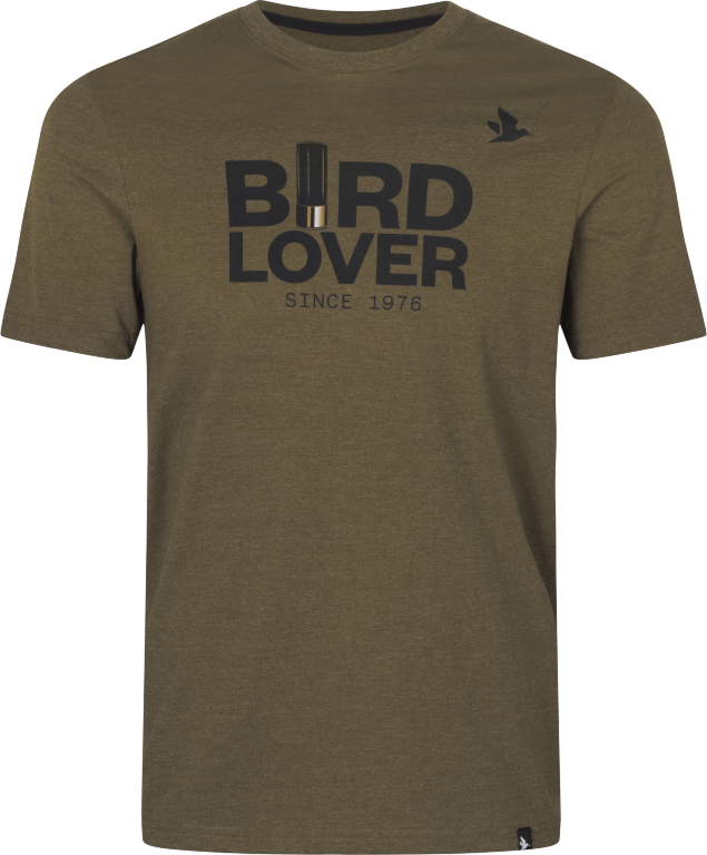 Seeland Bird Lover T-shirt t-paita, Dark Olive Melange