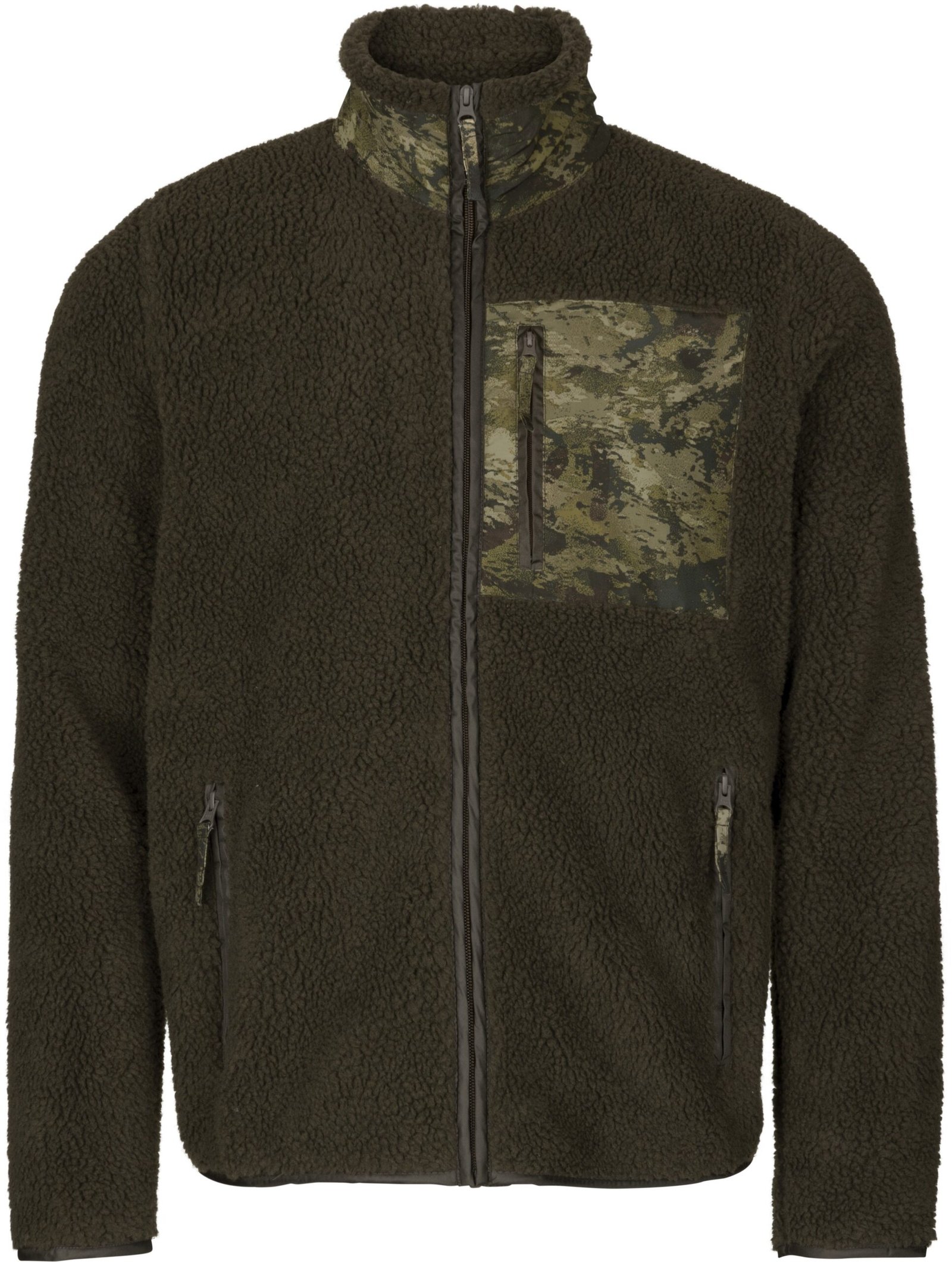 Seeland Zephyr Camo Fleece fleecetakki, Grizzly Brown