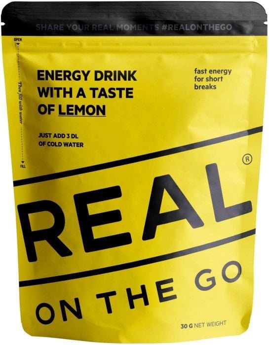 REAL On The Go Taste Of Lemon energiajuoma