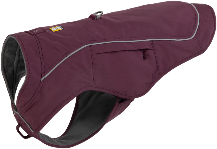 RuffWear Overcoat Fuse Jacket koiran takki, punavioletti
