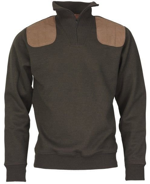 Laksen Windsor Windproof Knit tuulenpitävä pusero, tummanruskea