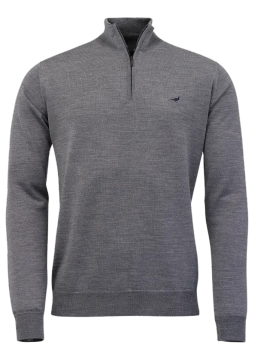 Laksen Norfolk Zip-Neck villapusero, Overcast