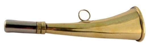 Grey Oak -metsästystorvi, 16 cm, messinki