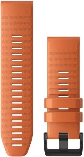 Garmin Fenix 6X QuickFit -kellon silikoniranneke, 26 mm, Ember Orange