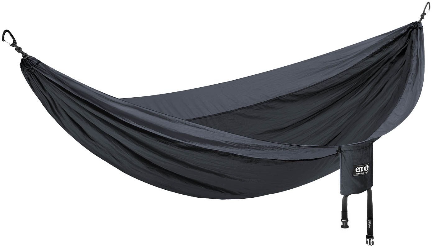 Eno Hammock Eno SingleNest Bluesign yhden hengen riippumatto, musta/tummanharmaa