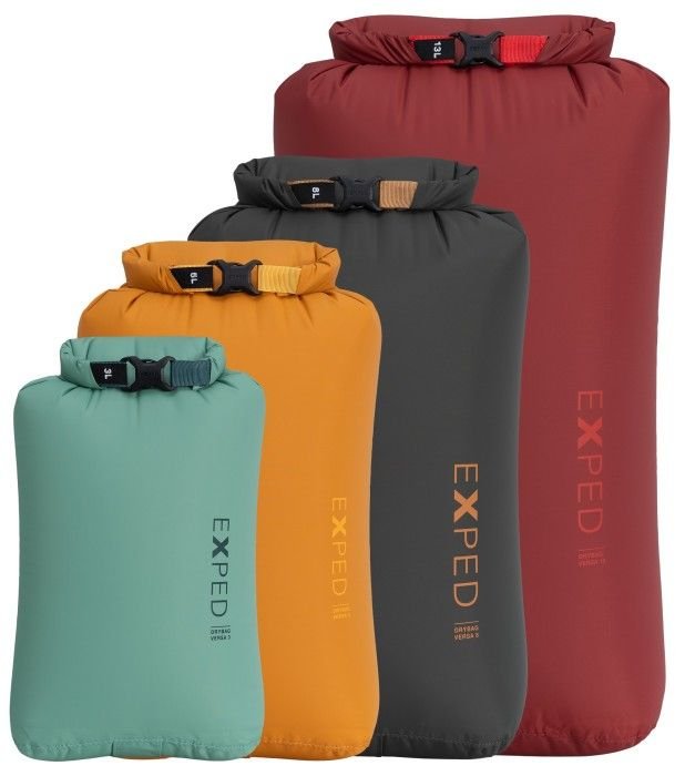 Exped Drybag Versa Set (3 5 8 13) kuivapussisetti, useita värejä