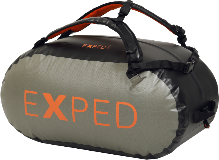 Exped Tempest 70 varustekassi, musta/harmaavihreä