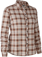 Deerhunter Lady Louisa Shirt naisten kauluspaita, vaaleabeige/oranssi