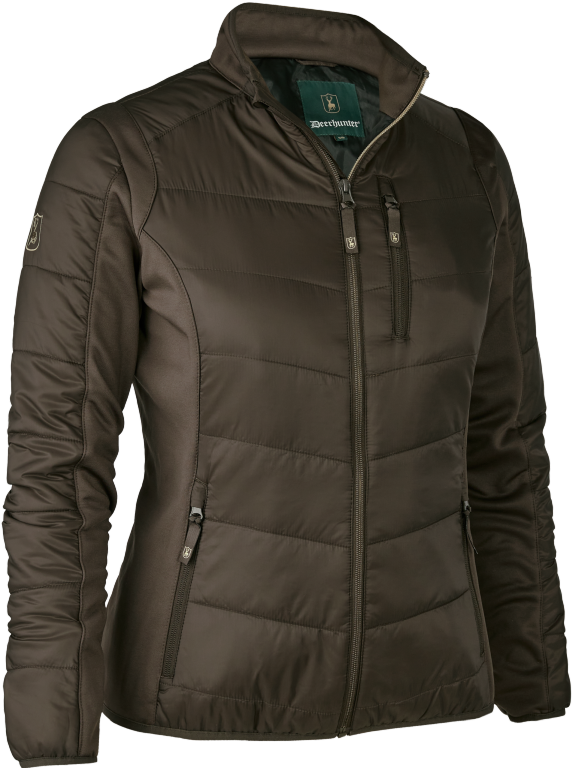 Deerhunter Lady Heat Padded Jacket naisten topattu lämpötakki, ruskea