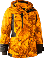Deerhunter Lady Raven Arctic Jacket naisten metsästystakki, camo/oranssi