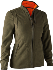 Deerhunter Lady Pam Bonded Fleece Jacket naisten fleecetakki, Reversible Orange