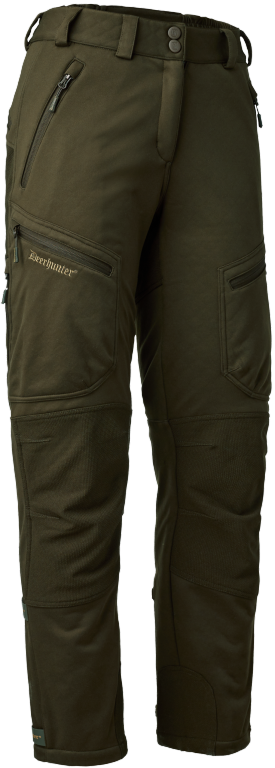 Deerhunter Excape Softshell Trousers naisten metsästyshousut, Art Green