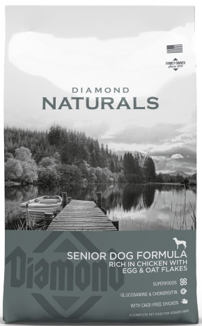 Diamond Naturals Senior Dog Chicken Egg & Oat kuivaruoka, 15 kg