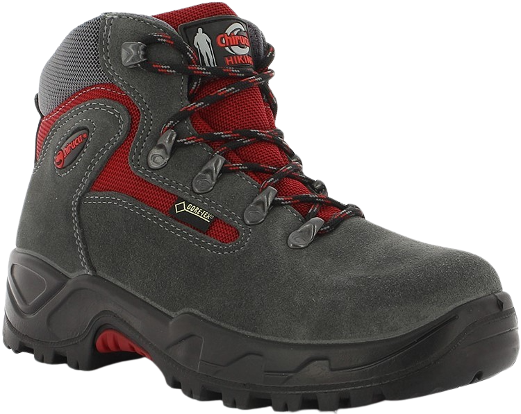 Chiruca Massana GTX naisten vaelluskengät, harmaa/punainen