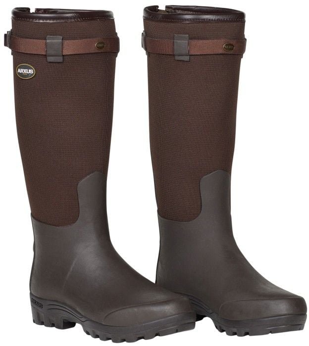 Arxus Primo Country Zip saappaat, unisex, tummanruskea