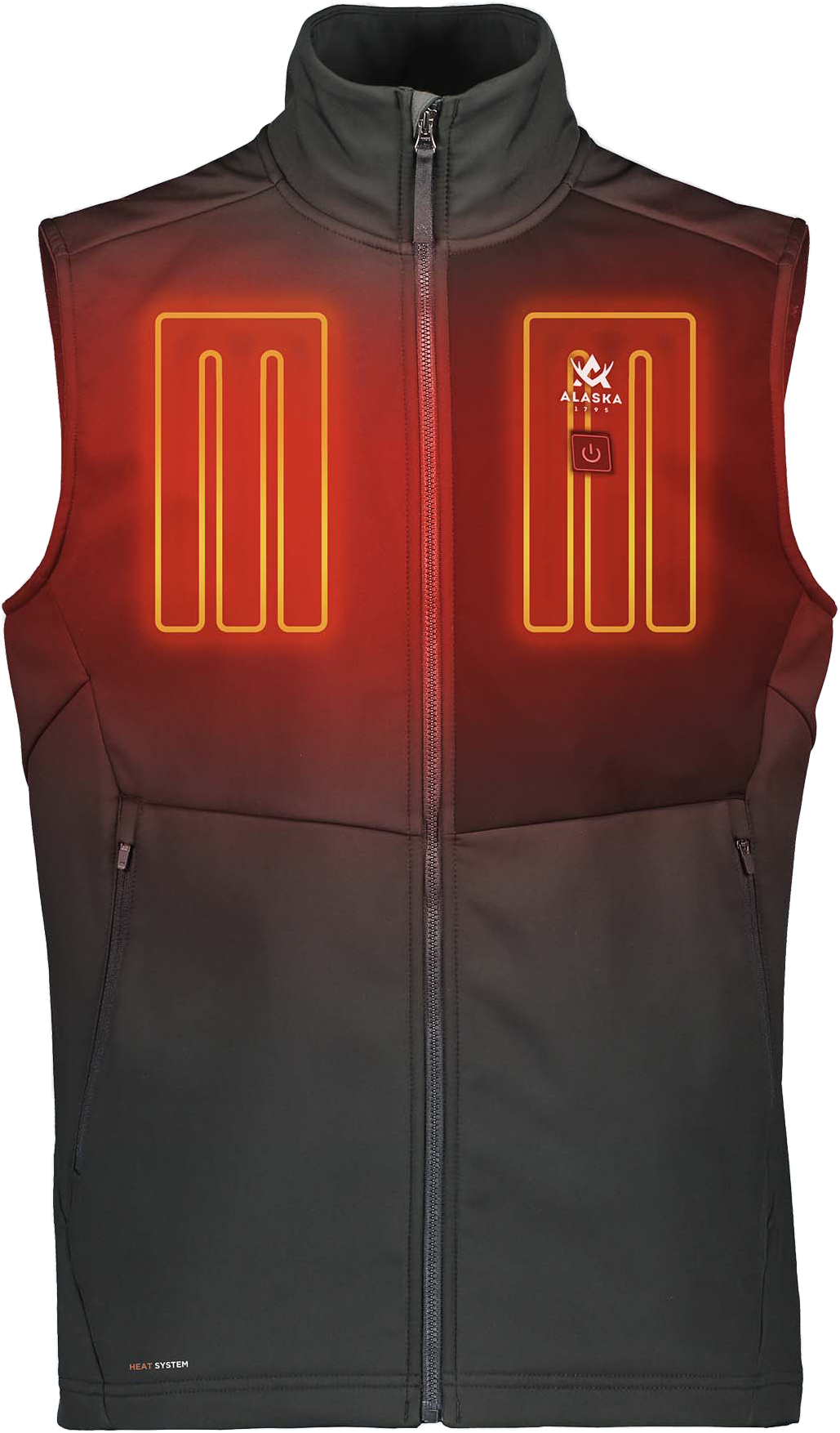Alaska 1795 Heat System Vest lämpöliivi, vihreä/musta