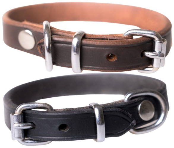 Active Canis Leather Collar koiran nahkapanta, 50 cm
