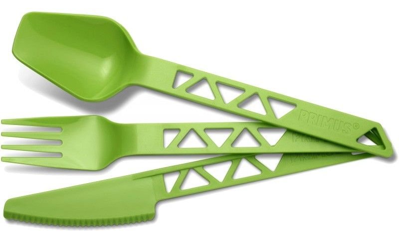 Primus Lightweight TrailCutlery -ruokailuvälineet, vihreä
