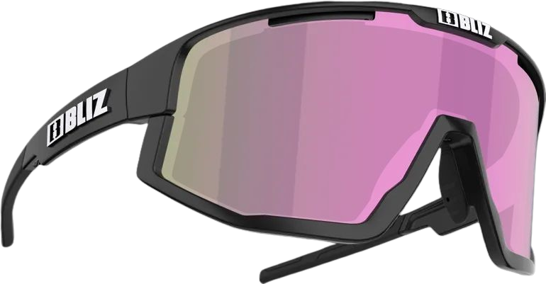 Bliz Fusion Small Matt Black + Violet w Blue Multi urheilulasit