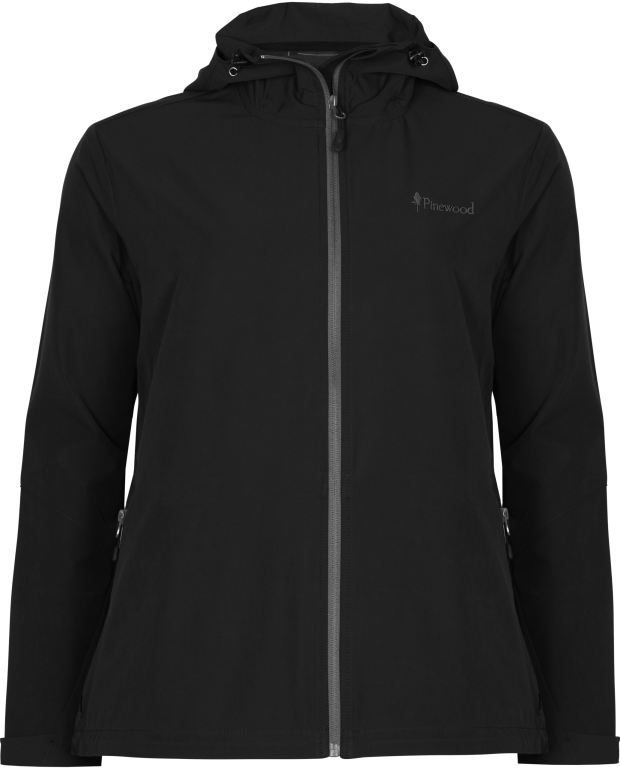 Pinewood Finnveden Trail Stretch Jacket naisten ulkoilutakki, musta